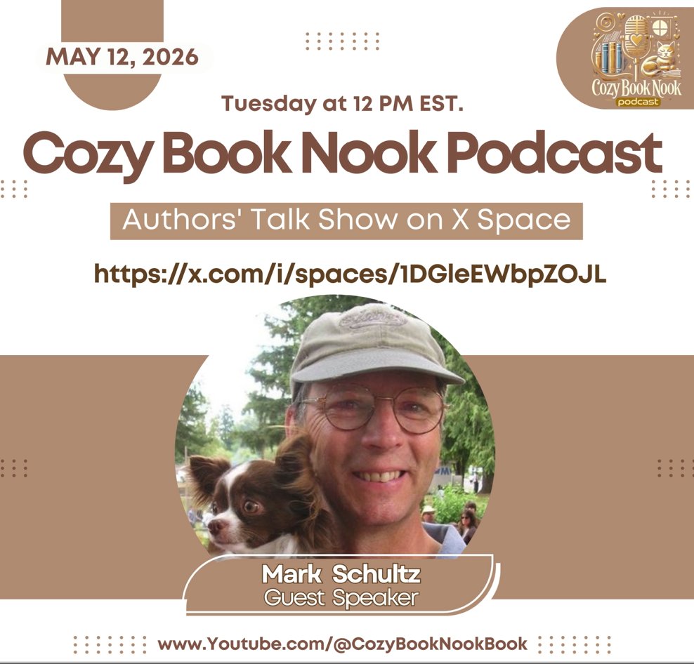 NoorioZehra's tweet photo. Follow #CozyBookNook #GuestSpeaker Mark (@wordrefiner ) on #Instagram & double the insight, double the inspiration!😊💫
https://t.co/wKy5J4uCFH
#tuesdayvibe #ShamelessSelfpromoTuesday #Authors #WritingCommunity #writerslife #xspace #PodcastOnWheels
https://t.co/HLtA9e80Lc https://t.co/mokBBd2096