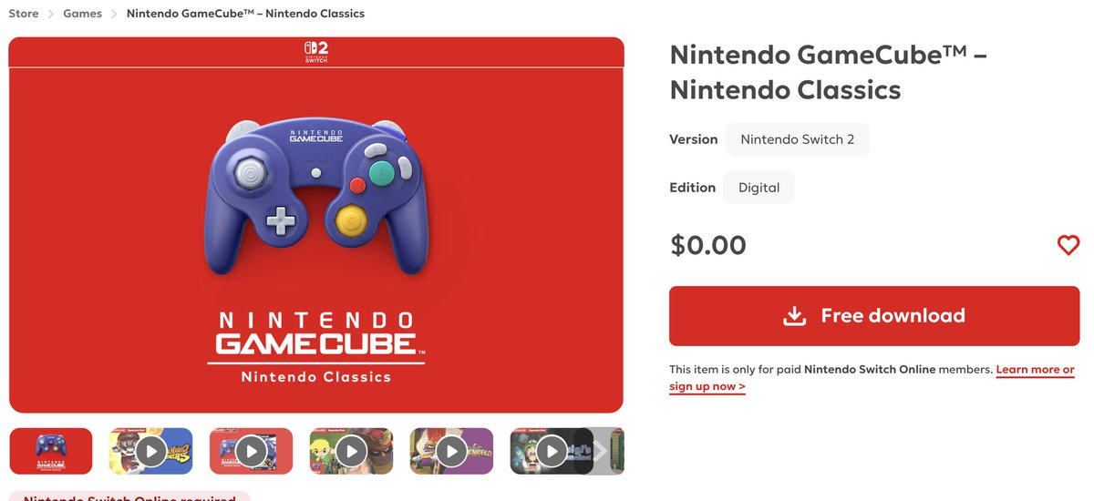 What happened with GameCube NSO?

How are we this late into the Switch 2 era &amp; only sitting at 9 GCN titles?

Nintendo is sitting on one of the greatest gaming libraries of all time. Want $NTDOY to climb? Give us a proper GameCube eShop &amp; let people BUY classics.

👎 Drip-feed