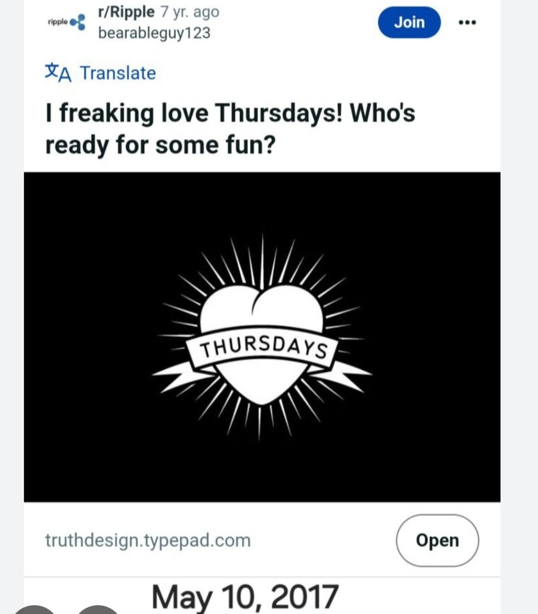WhiteRiderXRP's tweet photo. May 11, 2017, was actually a Thursday. https://t.co/KkYb71yyET