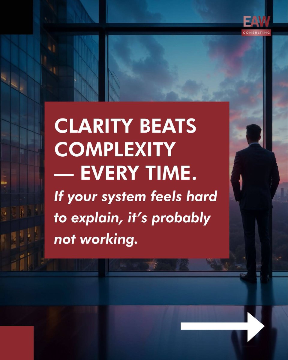 JoshCoteLondon's tweet photo. In business, “complex” usually means you haven’t made it clear yet. People hide behind complicated plans and fancy slides because clarity removes the excuses. Simple targets. Real feedback. Daily movement. That’s what actually builds results. https://t.co/hCoeQQyx4Z