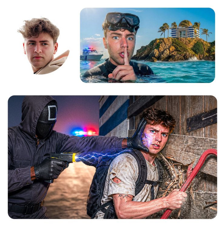 ClixDesigner's tweet photo. @NicoIsCold @NicoIsCold  A bit late, but here's a redesign of your Island Video thumb. Focused on making the AI elements look clean and realistic. Would love your feedback on this! https://t.co/qfbX1fsZ2x