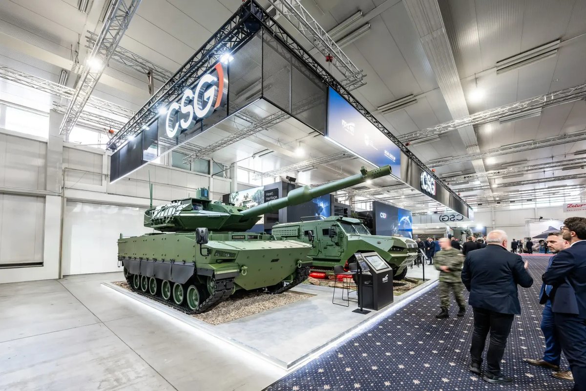 ItalianDefence's tweet photo. The new FNSS CFL-120 Karpat Medium Tank with Leonardo HITFACT MkII tower presented at IDEB 2026 - https://t.co/KuzMxe97Rd https://t.co/PQVPiS2w7X