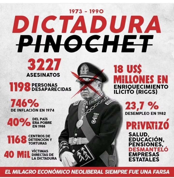 luliloving's tweet photo. Proscribir y penalizar el pinochetismo. Es necesario, hoy más que nunca, la despinochetización del país para que nunca más en Chile se nieguen los crímenes de la brutal dictadura chilena, para dar un paso decisivo hacia la reparación y justicia. https://t.co/HbsFa2C1sf