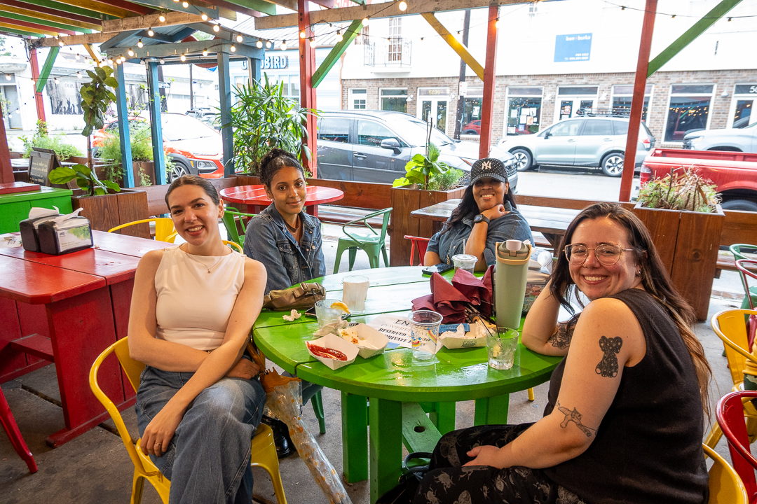 TulaneSoPA's tweet photo. A few snapshots from our end-of-semester gathering at Dat Dog Freret. Thanks to everyone who came out to connect, unwind and celebrate the semester together. https://t.co/Q1ttKWWPUn