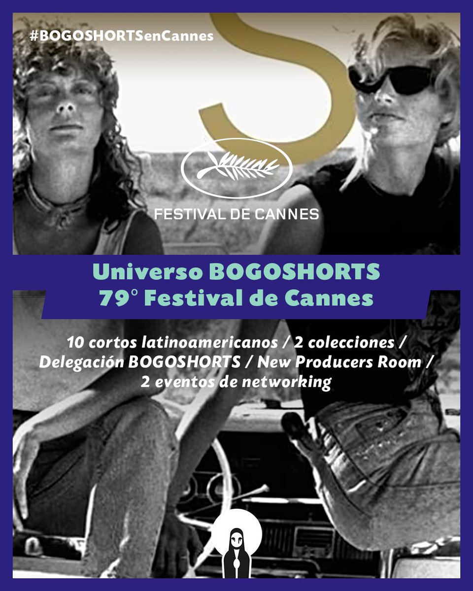 bogoshorts's tweet photo. 🎬 El cortometraje latinoamericano sigue fortaleciendo su presencia internacional, el #UniversoBOGOSHORTS llega con toda su fuerza al 79° Festival de Cannes 🇫🇷✨

✈️ La delegación BOGOSHORTS estará presente con 17 talentos; 12 colombianos y 5 latinoamericanos. https://t.co/z7DyRRPYkd