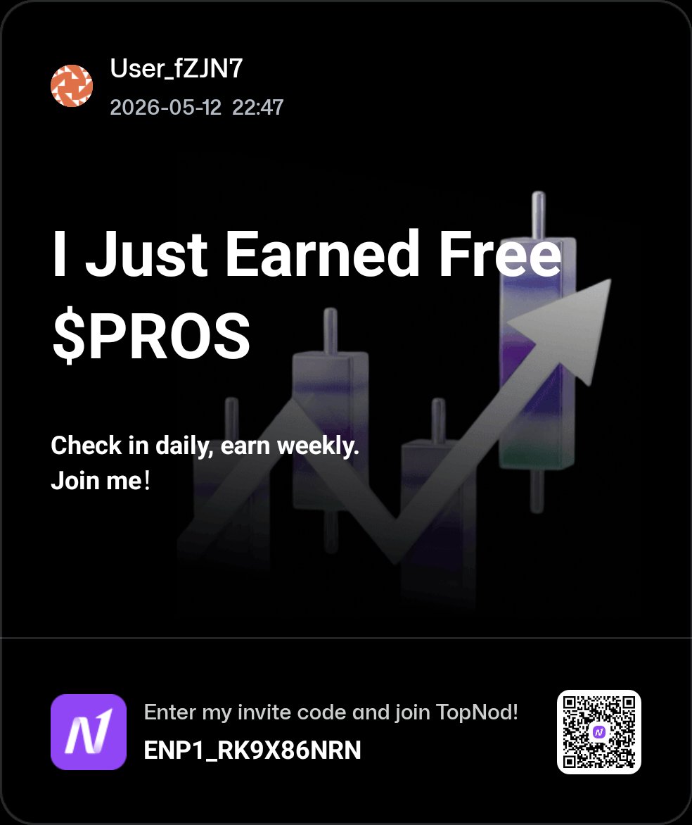 NewlRayhan's tweet photo. Just joined TopNod Energy Park ⚡️
Simple tasks → earn Energy → share weekly $PROS rewards.
The more people join, the bigger the reward pool 
Worth a try！
#topnodenergy
https://t.co/rGHhUqI9MB https://t.co/mCxcJNX0Ou