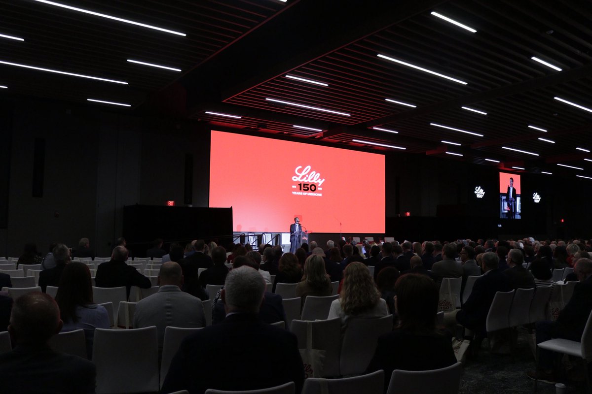 IndyMayorJoe's tweet photo. Indianapolis would not be the vibrant city it is today without the impact of @EliLillyandCo. I’m honored to proclaim this week as Eli Lilly and Company Week in recognition of 150 years of groundbreaking innovation and service. https://t.co/sYqqYlHb7I