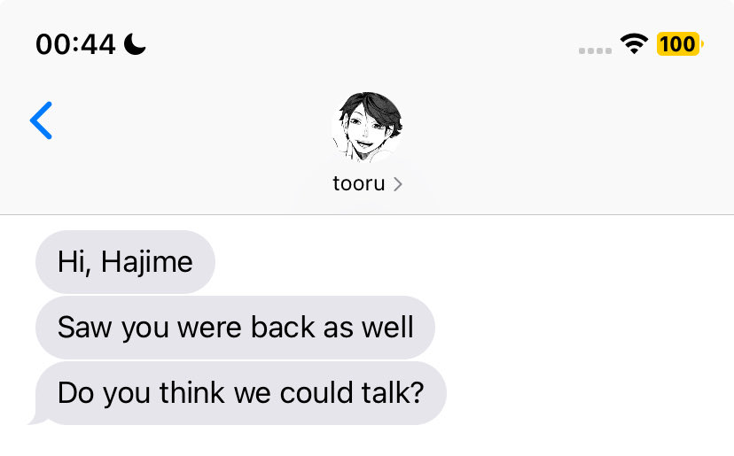 iwaoiagenda's tweet photo. alive, back from the dead
an #iwaoi filo socmed au

wherein a love that was halted slowly makes itself known again https://t.co/VKu1jQnxjj