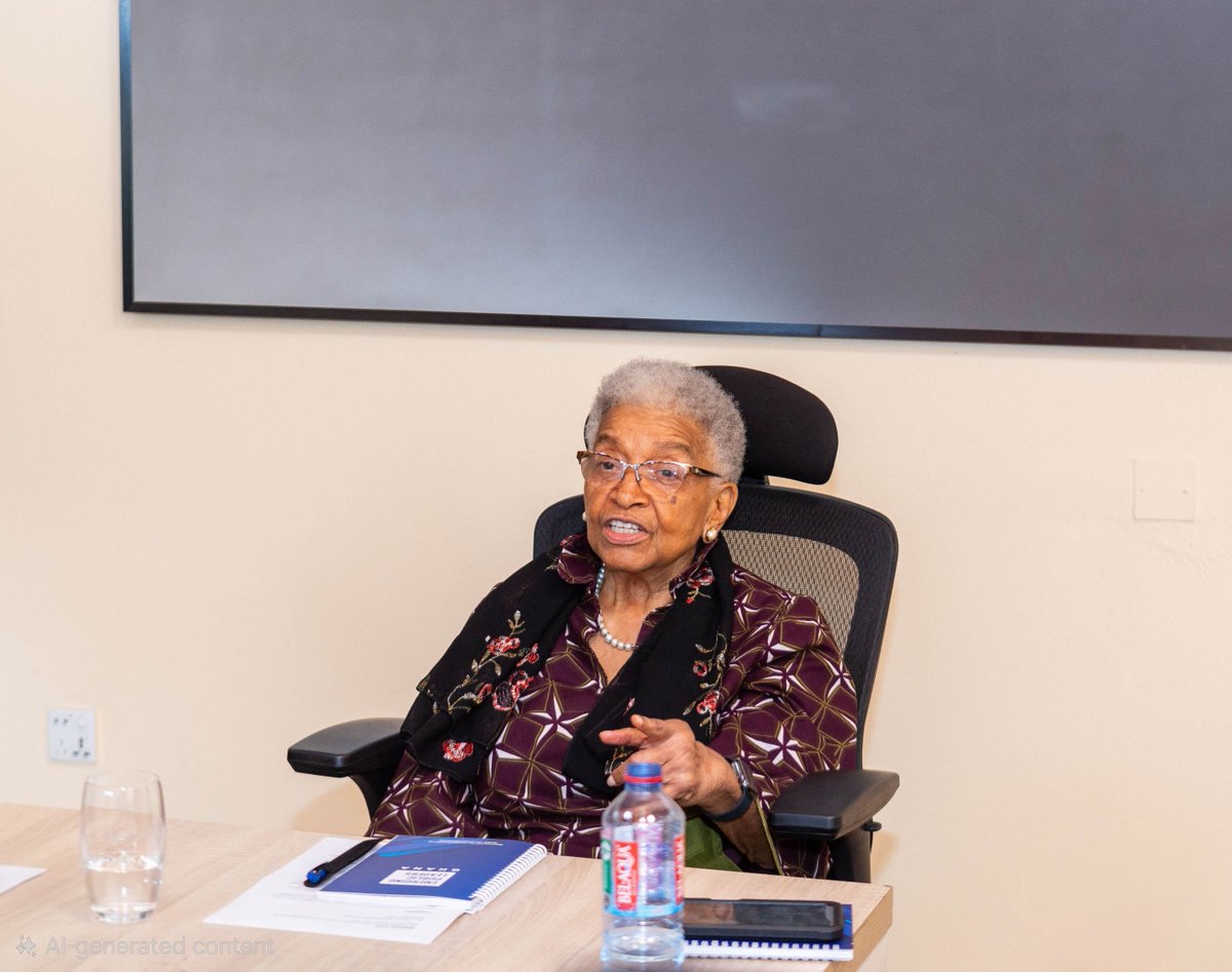 EPLeadersgh's tweet photo. “The good thing about obstacles is that they provide opportunities.” — H.E. Ellen Johnson Sirleaf

We welcomed our Founder, Her Excellency Madam Ellen Johnson Sirleaf to the Emerging Public Leaders, Ghana Office on Friday last week.

As is her nature, she spent a good half hour listening to how we've grown her vision, working closely with our co-founder Betsy Williams, moving it from strong public service performance led by ethical young people, to include the private sector and civil society.

She said, much as we don't want to change our vision, we also need to be aligned with the shifts in growth paradigms, that is building all sectors together.

Her Excellency also indicated that the new agenda for Africa is the triangular approach. Not just government administrations, not just Civil Society, and not just private sector organisations. To grow Africa, all of the 3 sectors must be improved.

In her final remarks, she said, "I applaud that you've got this right. Keep going. Remember that obstacles and challenges are opportunities. They make you take note of developing trends and help you innovate and that is the way to make a genuine difference."

Our Board Chair, Ag. Country Director, Joyce Agbanavor, our Fellows, Alumni and staff were deeply moved by the endorsement of our work and hearing from someone so inspirational that we have the right approach.

#EmergingPublicLeaders 
#EPLGhana 
#PublicService 
#Leadership 
#YouthLeadership 
#Governance #AfricaRisingAfricaRising