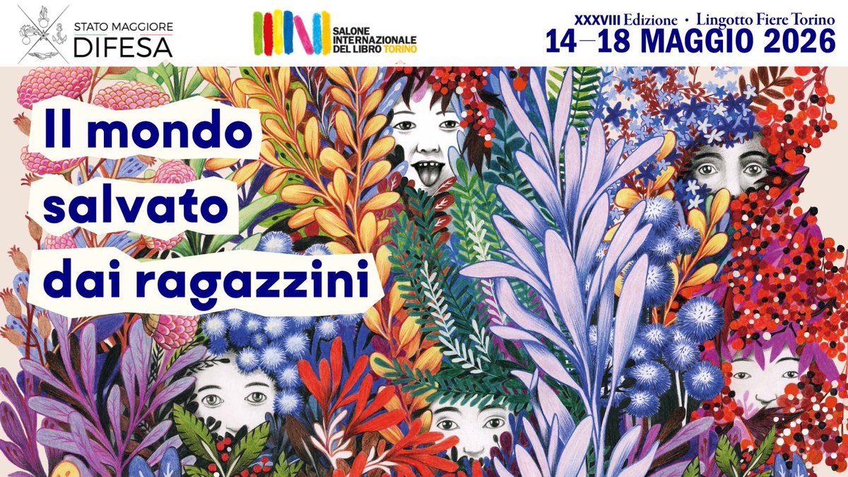 SM_Difesa's tweet photo. 📍Torino | 14-18 maggio 2026

La #Difesa partecipa al XXXVIII #SaloneDelLibro con uno spazio dedicato alla cultura,
alla conoscenza e al dialogo con le nuove generazioni.

Al Padiglione Oval – Stand X126, cinque giorni di incontri, presentazioni editoriali,
laboratori e attività aperte al pubblico per raccontare il contributo delle #ForzeArmate alla
vita del Paese: dalla memoria alla tecnologia, dalla tutela dell’ambiente alla salute, dalla
sicurezza del mare alla ricerca scientifica, dal cyber alla formazione interforze.

Nel solco del tema di #SalTo26, “Il mondo salvato dai ragazzini”, la Difesa incontra
giovani, scuole, lettori e famiglie per parlare di responsabilità, competenze, servizio e
futuro.
Perché contribuire al futuro è la missione di tutti.

👉🏼 https://t.co/x2xwt5RQur

#CulturaDellaDifesa #ForzeArmate #Torino