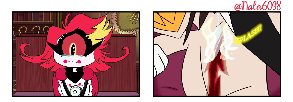 nala6098's tweet photo. Hazbin Hotel: #Charlastor REMORSE comic page 62❤️It looks like the wound has been cleaned but...
https://t.co/6srN12pCo0
#HazbinHotel #charlastor #radiobelle #HazbinHotelAlastor #HazbinHotelCharlie #alastorxcharlie #chalastor #アラチャ #Чарластор https://t.co/OqLXVEzalE