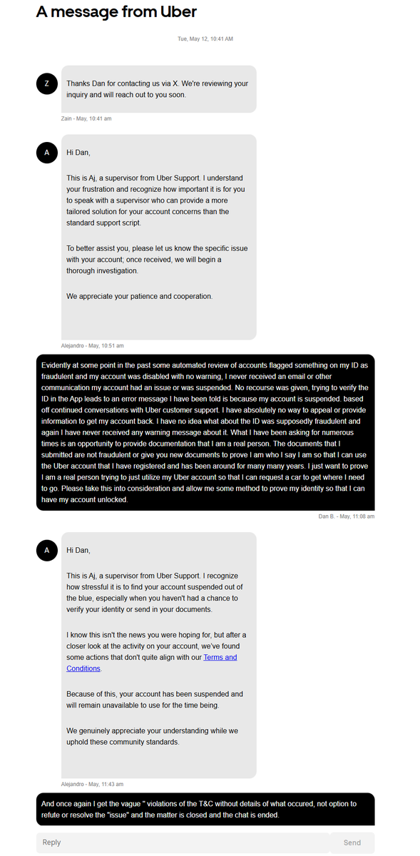 JardinCorenda's tweet photo. @Uber_Support @Uber @dkhos  
Do better https://t.co/mLtIV4UBYN