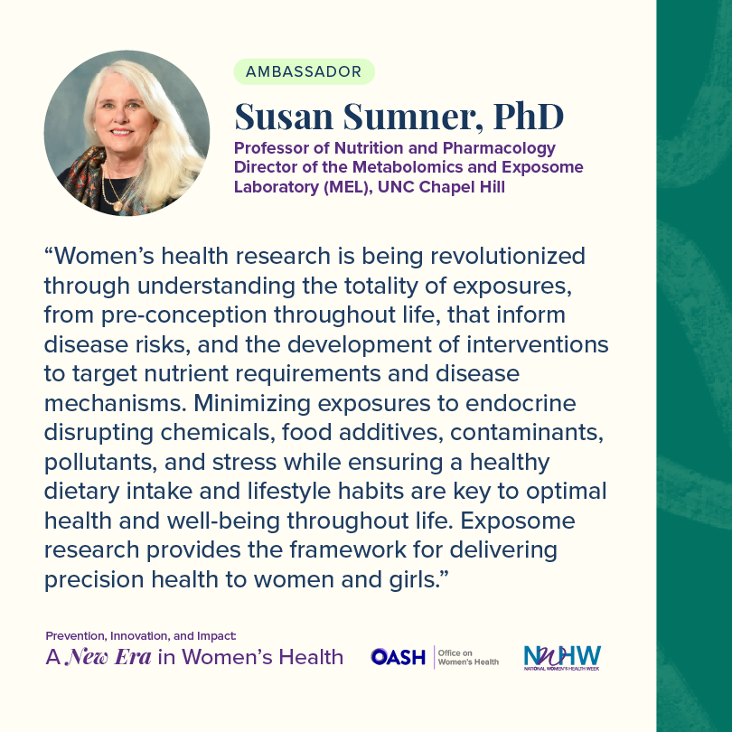 SumnerLab_NRI's tweet photo. 🎉 Happy National Women’s Health Week! Join me, along with @womenshealth, in celebrating with other Women’s Health Ambassadors this week as we focus on the health needs of women and girls at every stage of life. #NWHW https://t.co/RJesT2XQzx https://t.co/rgkrCC1P4W