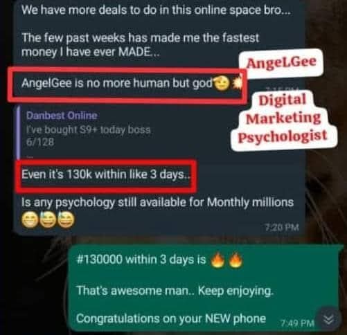 AngeLGeepsycht's tweet photo. Psychology is the game changer.

Happy people, happy testimonials.

Real people, real results.

Use psychology and get results faster.

Once again,

You can click the link below to:

✅ Join 8,000+ others in the AngeLGee Psychology Nation

https://t.co/aHt2pMj4Ss

It's 100% Free https://t.co/NHDDs0ukc2