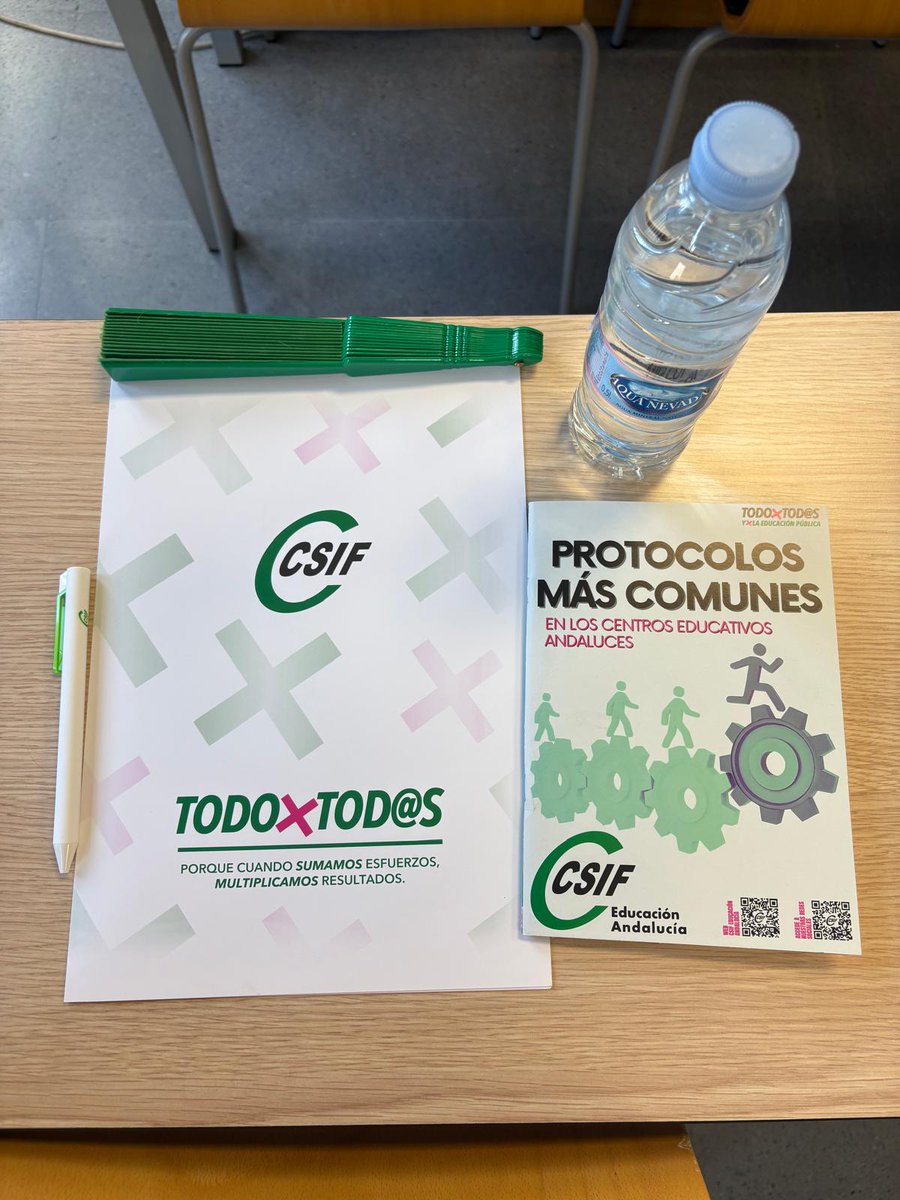 CSIFeducAlmeria's tweet photo. 💚💚Jornada formativa sobre distintos Protocolos en centros educativos en la @ualmeria. Seguimos trabajando en @CSIFeducAlmeria y ampliando nuestra actuación sindical a las demandas del profesorado ✅👌 https://t.co/n46TxHZog2