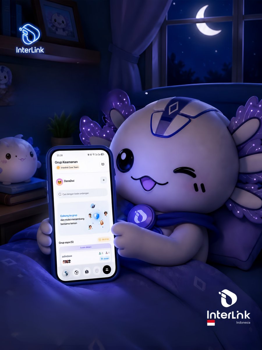 interlinklabsid's tweet photo. Selamat malam, Linkers! 😴💤

Sebelum kamu mengakhiri malam, jangan lupa untuk menambang $ITLG kamu dan agar Penuh Penambangan Grup Nya ⛏

#InterLink #ITLG #ITL https://t.co/rdI1VhFRlY