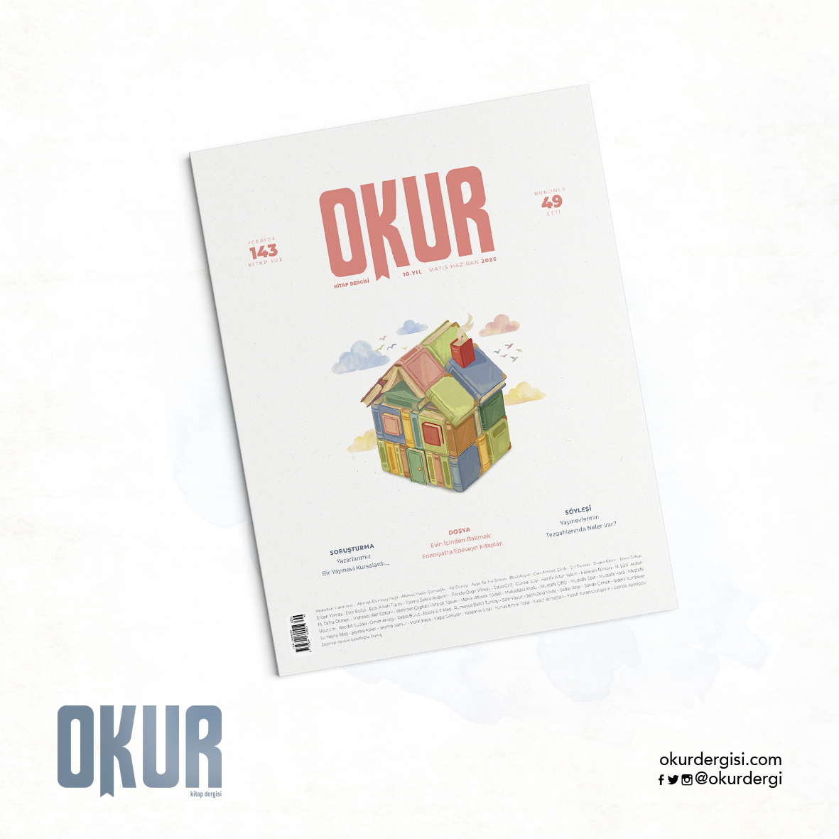 okurdergi's tweet photo. Okur, kitaplar yalnız kalmasın diye 49. kez çıktı.

✨Yayınevlerinin tezgahında olanlar, kitap dünyasındaki gelişmeler, tahlil yazıları ve söyleşilerle yeniden huzurlarınızdayız.

✨Edebiyatta Ebeveyn Kitapları dosya konumuzu, tüm ebeveynlerin ilgisine sunuyoruz.

Tüm okurları #okur49'a bekliyoruz.

https://t.co/wdxdWt5hiI