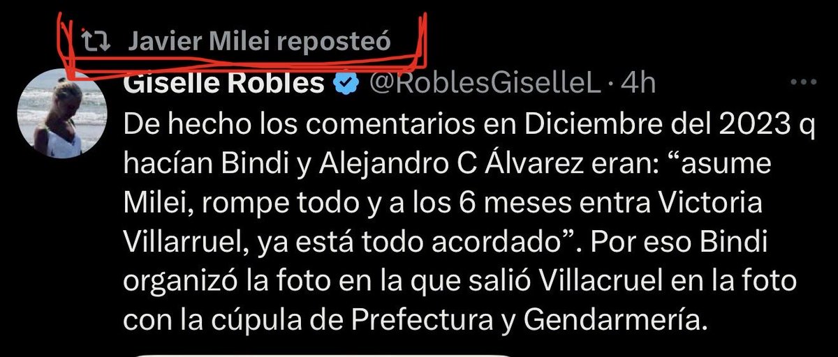 Marcelampagano's tweet photo. Gran momento para recordar que el 6 de abril @JMilei trató de golpista a su subsecretario de políticas universitarias @AleCiroAlvarez , pero después reculó y no lo echó. Convalidó el tuit de una empleada de Lemoine para quedar bien con “El Jefe” pero después no se animó a rajarlo. Así está el país. FIN