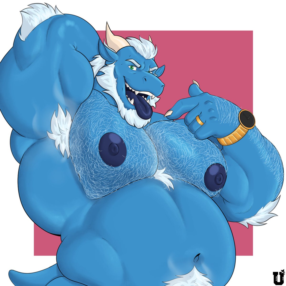 Uultraplus's tweet photo. "Want to smell a real man, kiddo?" 😏 https://t.co/c3KWN7m9Ns