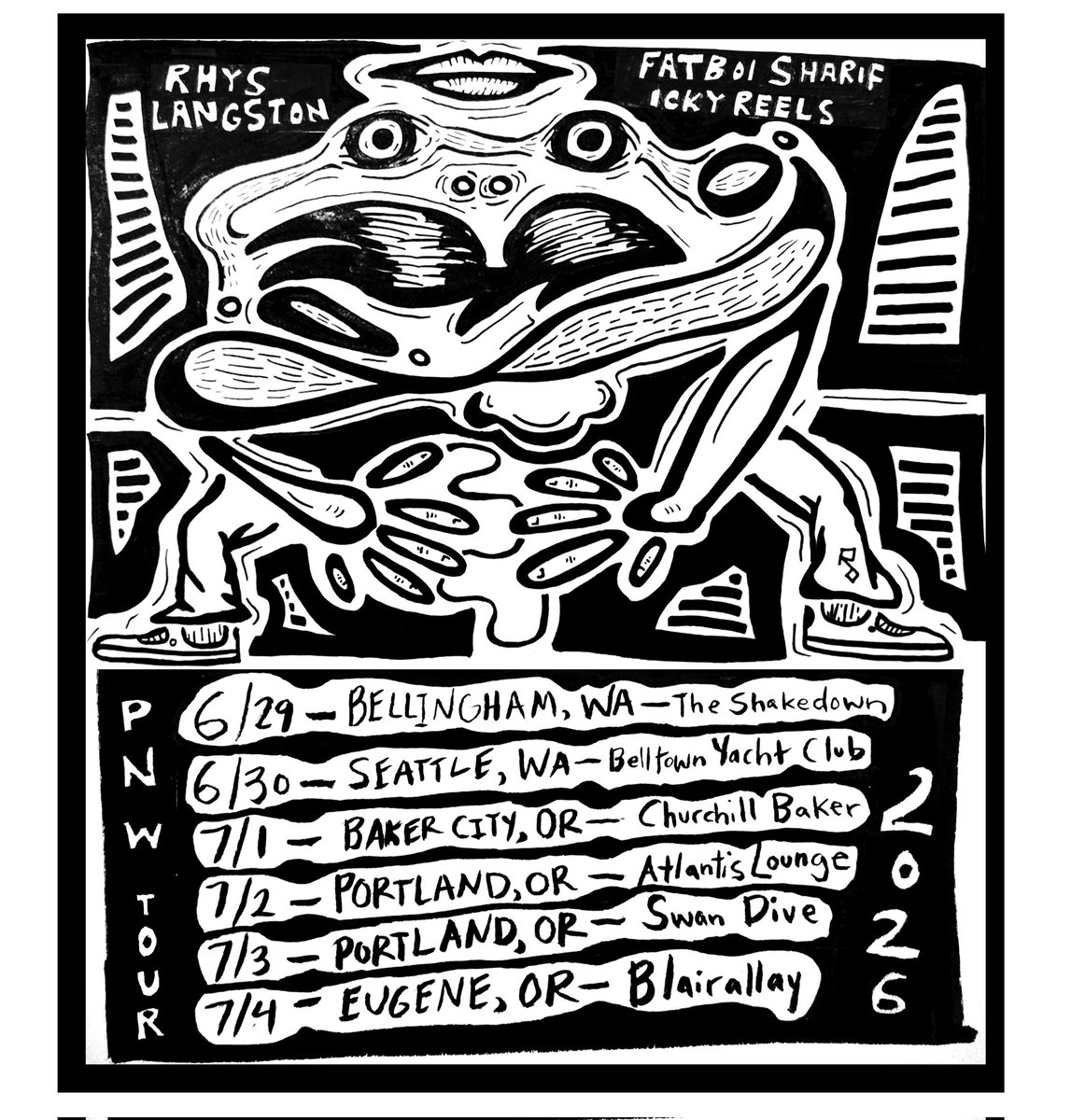 rhyslangston's tweet photo. summer Pacific Northwest tour with @fatboyprospect and @AyFast imminent

(flyer by me) https://t.co/FFgOBB5pk2