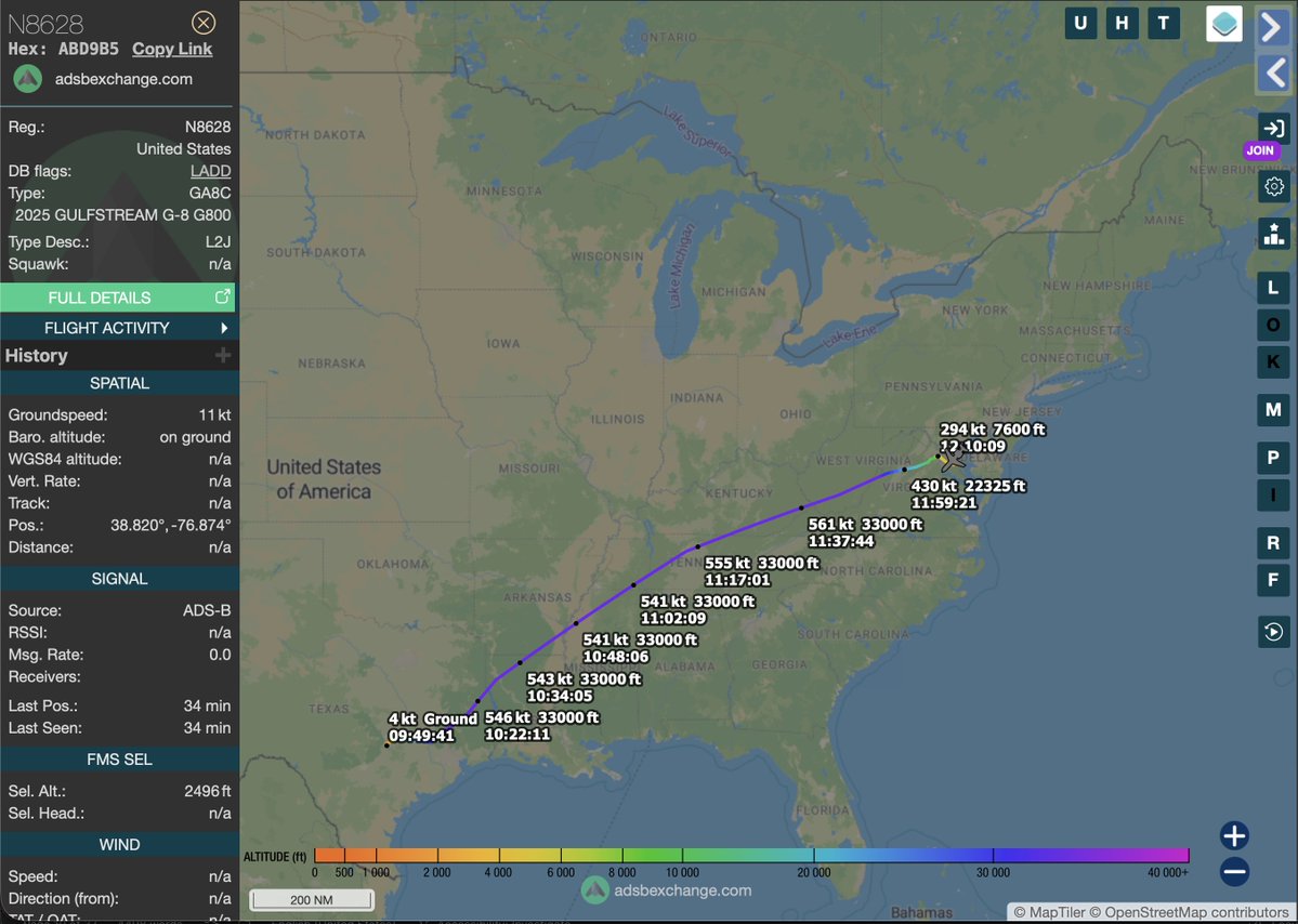 U.S. Government Jets tweet media