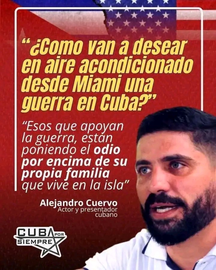 MaryCarmenPupo1's tweet photo. Invasión NO,  quita el Bloqueo a 🇨🇺
#CubaEstáFirme 
#CubaVencerá 
#LaHabanaViveEnMí 
@IzquierdoAlons1 https://t.co/Lq7afmblQr