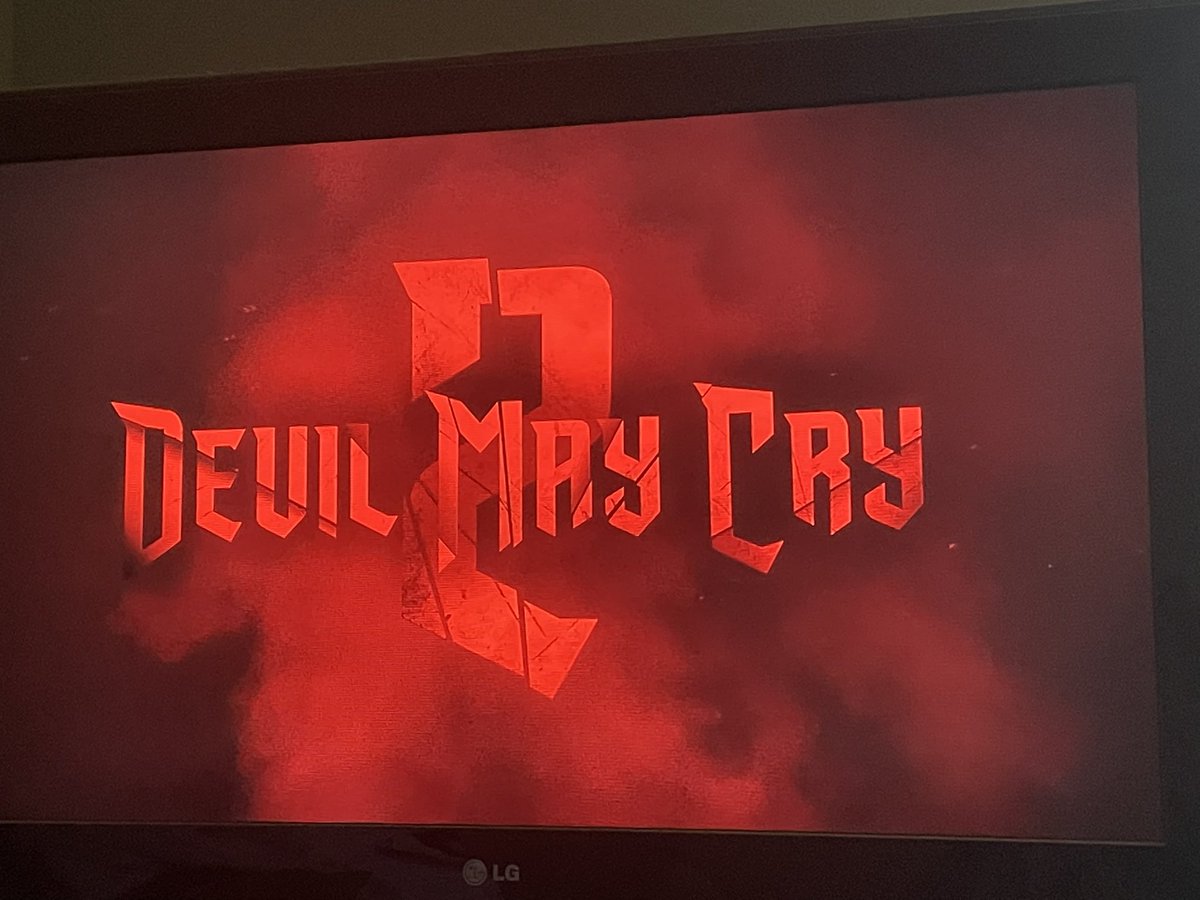 Animeguy300's tweet photo. Watching Devil May Cry Anime Season Two right now on @netflix 

#DevilMayCry https://t.co/FqiRAXOucm