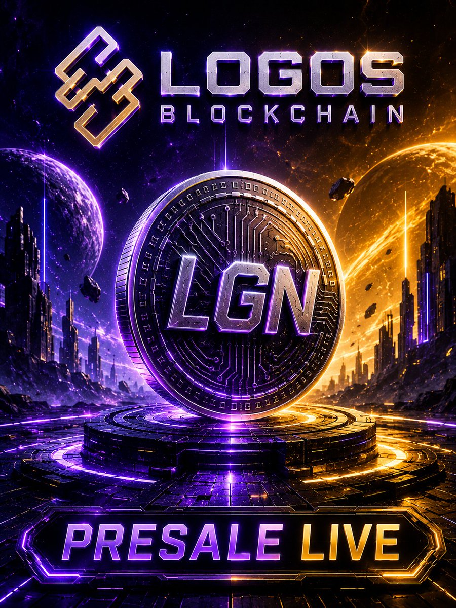 OfficiaLogosLRB's tweet photo. LOGOS LGN Presale is LIVE ⚡
The network is launched.
Real infrastructure. Real execution. Real future.
Early access means stronger positions tomorrow.
Join now and be part of the next generation of blockchain.
#Crypto #Blockchain #Presale #Web3 #DeFi #Altcoin #Bitcoin #Ethereum https://t.co/Fd7iwNAdYm