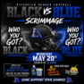 RiverviewSharks's tweet photo. Black and Blue Spring Football Game
Come out and support your sharks football team at the Black and Blue Spring game on Wednesday May 20th at 6:30 pm. Donations of laundry soap are being accepted for entry. https://t.co/f0UDWCM56h