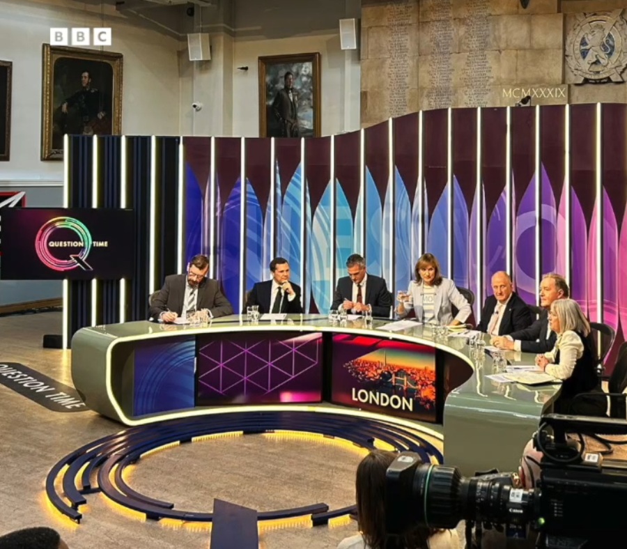 BBC Question Time tweet media