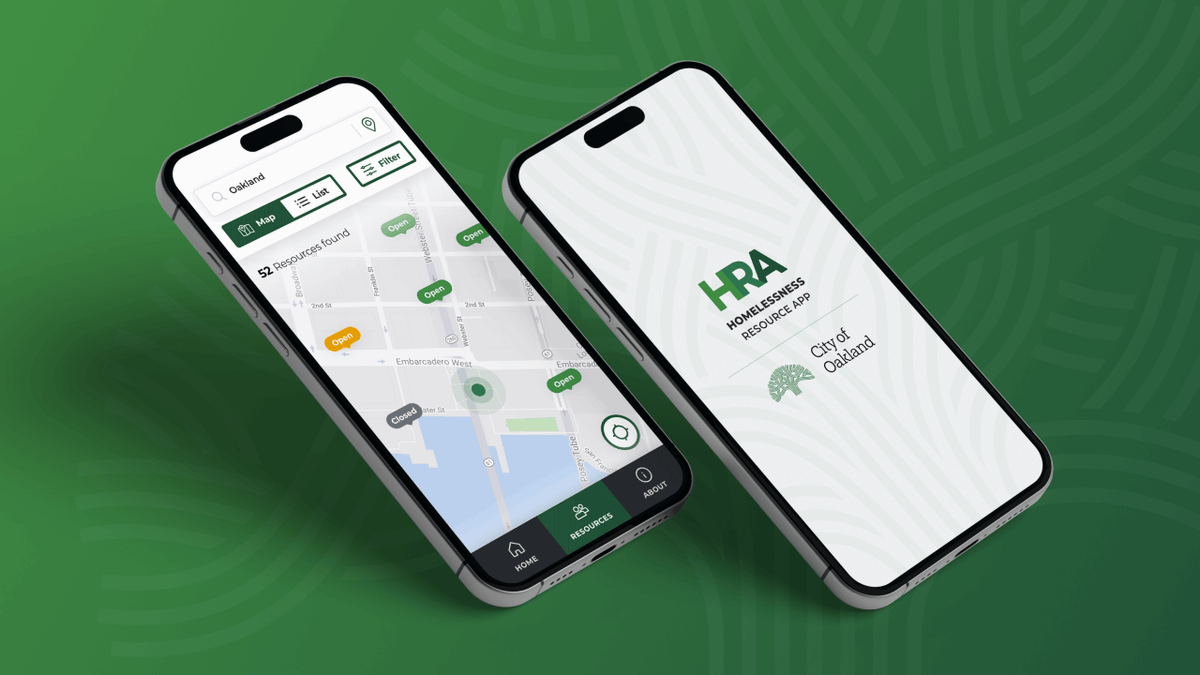 hiinteractive's tweet photo. Design with purpose. Technology with empathy.
We partnered with the City of Oakland to create a human-centered app that helps homeless individuals find shelter, essential resources, and job opportunities. Quickly, simply, and with dignity.
👉 Discover it: https://t.co/dIwd6tEHNm https://t.co/DtOglMXjjP