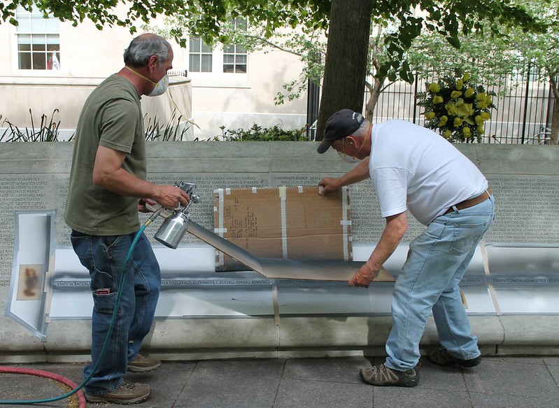 POSTColorado's tweet photo. Colorado’s own Bockman &amp; Lee have engraved the names of fallen officers on the National Law Enforcement Memorial in D.C., since 1991. This year, they will add 363 more.🕯️As we observe Police Week 2026, let us honor and remember those who gave everything: https://t.co/mEzHGQYdYh. https://t.co/oy8NY5vLdM