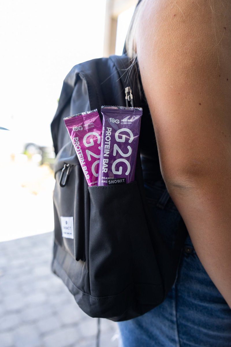 g2gbar's tweet photo. The final stretch! 🎓 Busy days, full schedules, and a G2G Bar for everything in between. Which flavor are you grabbing?🍇🍪 https://t.co/n4DVL29fbd