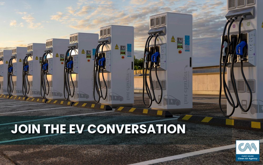 pscleanair's tweet photo. PSCAA is leading the development of an electric vehicle charging infrastructure plan for light-, medium-, and heavy-duty vehicles in the Puget Sound region. Join the Puget Sound Regional Electric Vehicle Collaborative email list: https://t.co/akLvaZc8AW https://t.co/ChLeDtW6vF