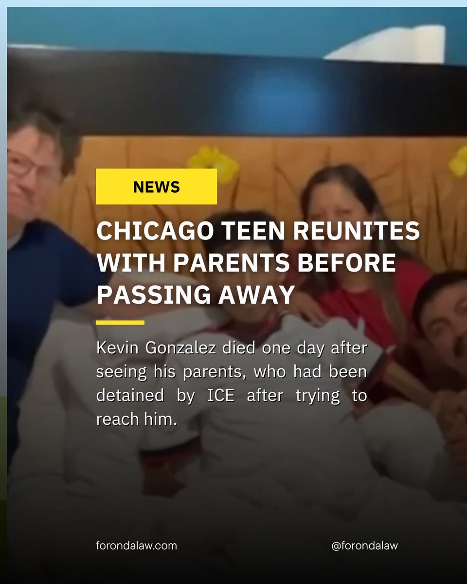 ForondaLaw's tweet photo. Kevin Gonzalez’s story shows the human pain families can face during immigration emergencies.

Book a consultation before making immigration decisions.
🔗 https://t.co/8dS5O0ZEOF
 https://t.co/eULJkvJj8j 

#ImmigrationNews #ICE #FamilyImmigration #ForondaLaw https://t.co/GH8HG84g9J