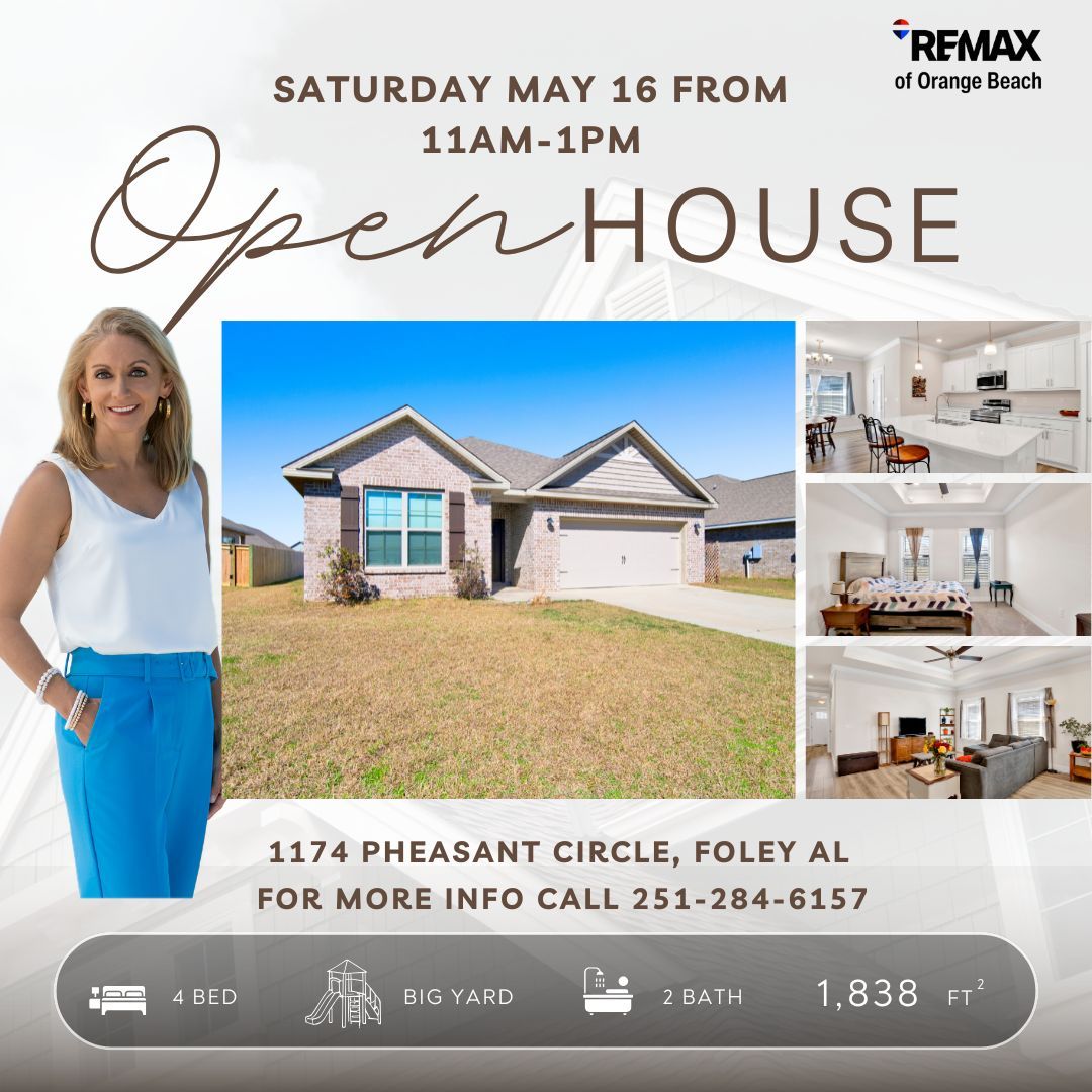 Meredith_GSAL's tweet photo. Come take a tour and let me show you why the Alabama Gulf Coast is the perfect place to live! #meredithharrisrealestate #foley #dreamhouse #realestate https://t.co/EmUbEIfVwa
