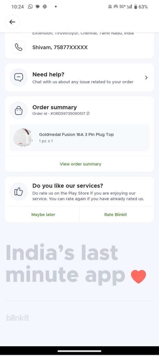dezendev's tweet photo. Ordered the same 16A tops from #instamart and #blinkit, and had suspicion that they are sharing dart stores as both showed only 1 available.

&amp; even the map showed 2 different locations of dart stores I was very much sure 1 will come and 1 will get cancelled, &amp; same happened. https://t.co/SqKMFS0PA7