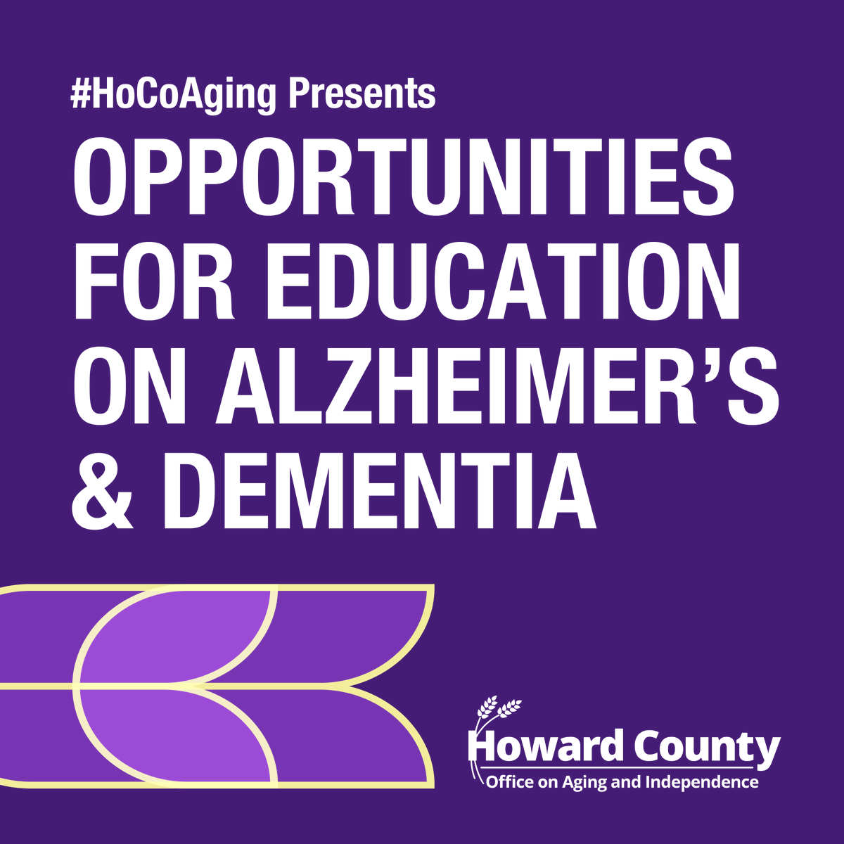 HoCoCommunity's tweet photo. Did you know #HoCoAging offers FREE workshops to help support individuals and families impacted by Alzheimer’s disease and dementia?

There’s still time to register for one or both upcoming workshops (May 14 and May 27). Learn more: https://t.co/vkBNnMOYw9 https://t.co/ridi1Hvfqp
