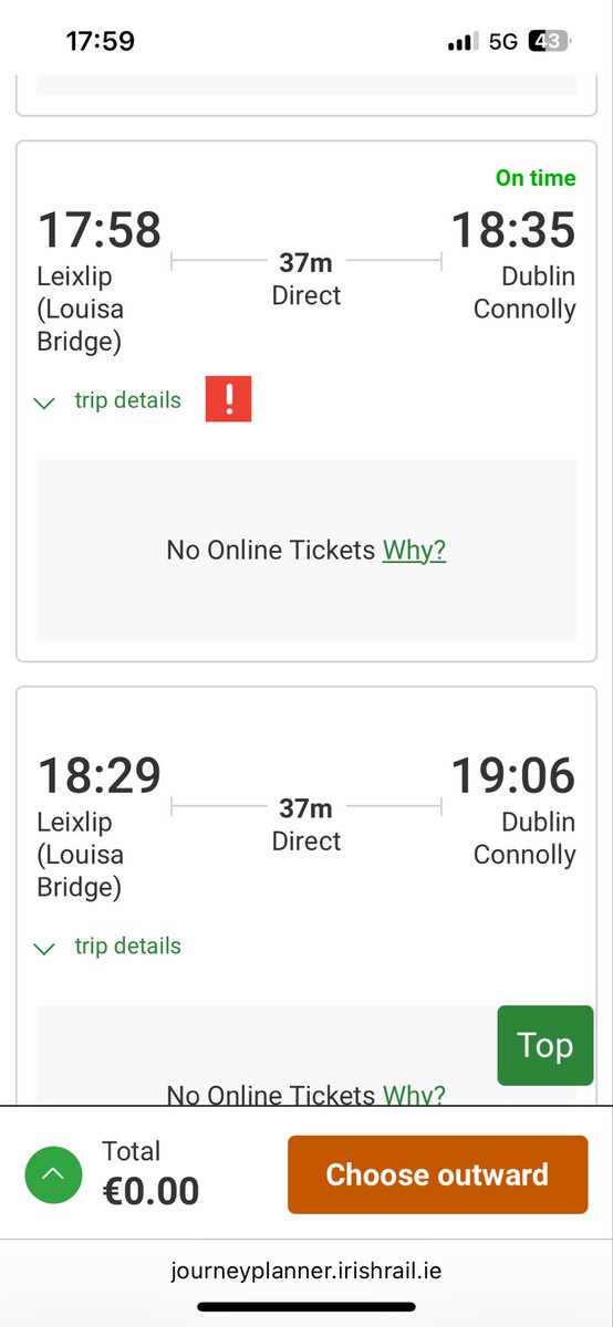 DeathsquadChick's tweet photo. @IrishRail 5:58 - Except it’s not going to be on time is it ? Just like 90% of Maynooth trains it will be late and as slow as a snail and probably packed too 😞 https://t.co/kT4jTvb1Qq