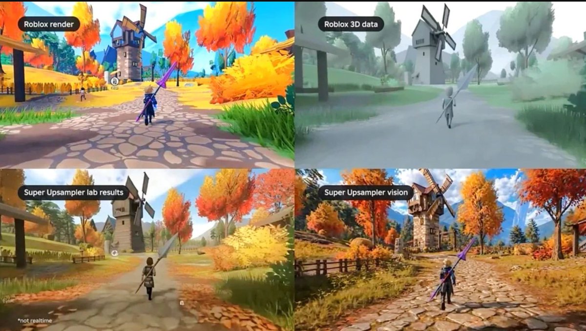 yonidayan_'s tweet photo. 🎮 Roblox CEO: "We want devs to have Studio working overnight and come back in the morning to see improvements." Almost half of top 1,000 creators already use AI tools to build. 400 models. 1.5M inferences per second. The vision just got a number attached to it. https://t.co/hQK5FZ7FJu #AIForGaming #GameDev #Roblox #AI