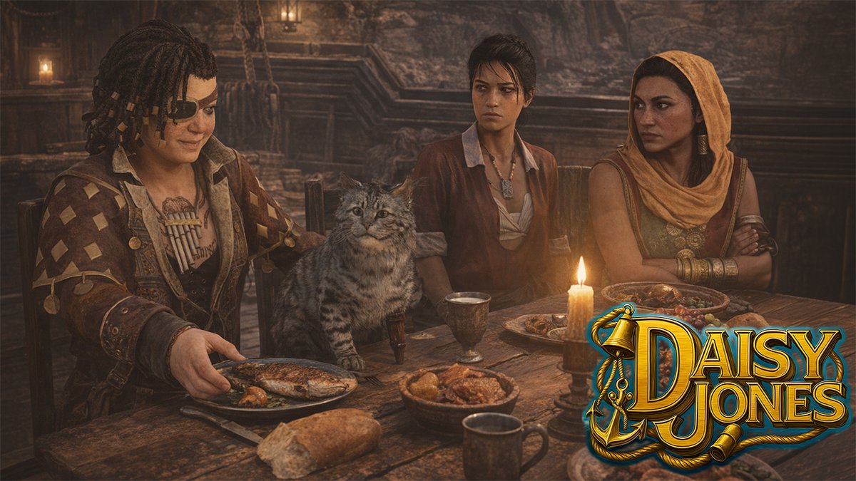 YouAreSignedIn's tweet photo. Daisy Jones and company (and Chandrika) return to sea today. We’re checking out Year 3 of @skullnbonesgame: new ships, new systems, and probably new regrets.

ExcSLOOPsively on Twitch:
https://t.co/UZtRSlhLnN https://t.co/AnqWnLOetS