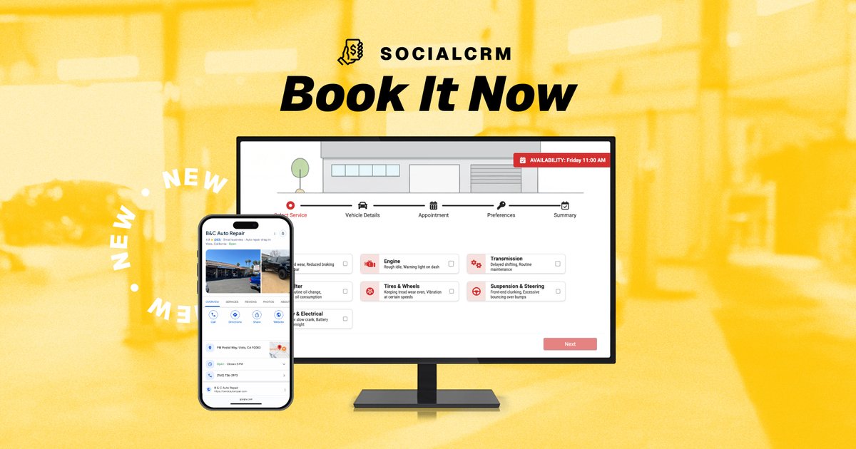 Mitchell1's tweet photo. 🚗 Customers start booking an appointment but don’t finish; those opportunities don’t have to be lost. 𝐈𝐧𝐜𝐨𝐦𝐩𝐥𝐞𝐭𝐞 𝐀𝐩𝐩𝐨𝐢𝐧𝐭𝐦𝐞𝐧𝐭 𝐁𝐨𝐨𝐤𝐢𝐧𝐠 𝐑𝐞𝐜𝐨𝐯𝐞𝐫𝐲, sends friendly text reminders to help customers complete their booking. https://t.co/VaNUZB85io https://t.co/4GTpr7GdVW