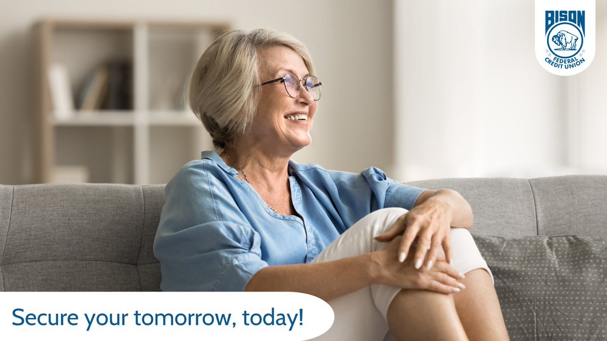BisonFcu's tweet photo. Secure your tomorrow, today! 🛡️ 

An IRA Share Account at Bison FCU is a powerful tool for your long-term financial health. 📊 

By setting aside funds now, you ensure you have the resources you need for a comfortable future. 🤝🚀 

Learn more: https://t.co/3IO9x96DLB https://t.co/SMVYZH0fsJ