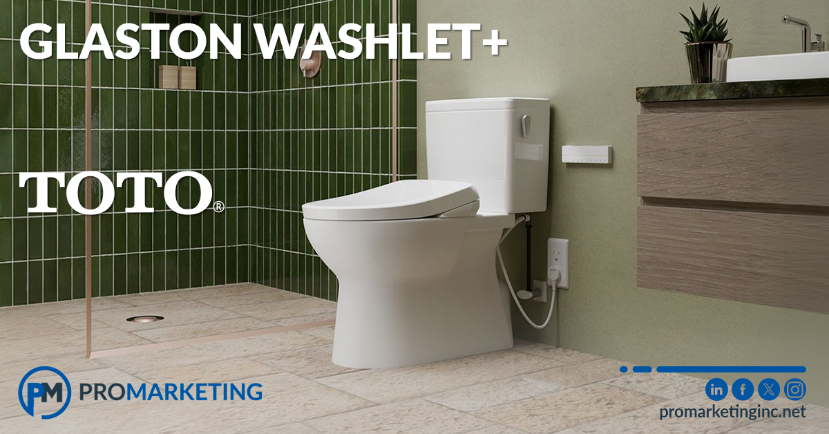 ProMarketing2's tweet photo. #TOTOUSA’s #Glaston #WASHLET+ delivers the performance and efficiency today’s projects demand without compromise.

When form and function both matter, this is the solution professionals trust.

Contact #ProMarketing today! https://t.co/miwAMAorU5

#ManufacturerRep https://t.co/U2lMAJnvSZ