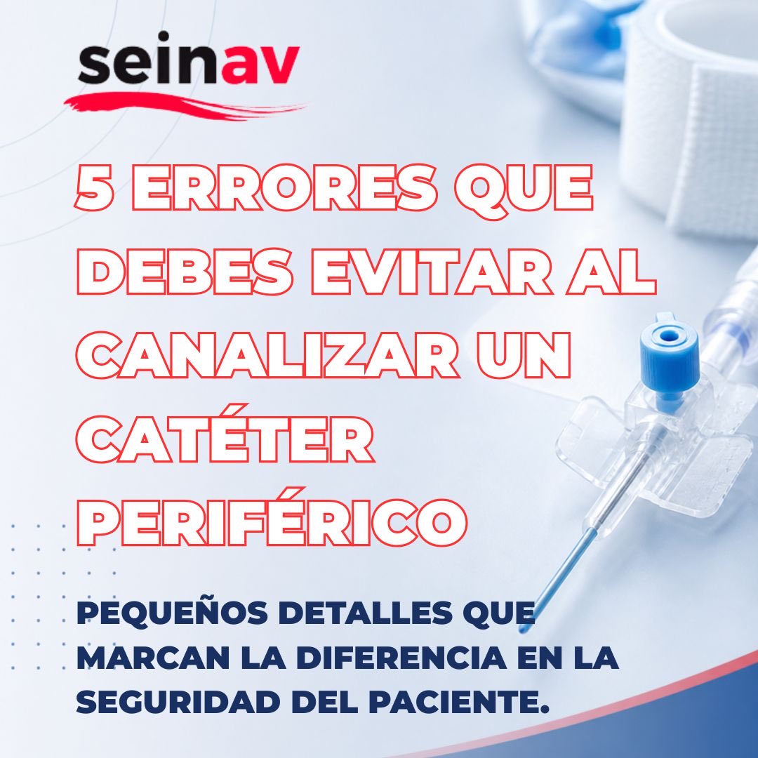SEINAV_'s tweet photo. Pequeños errores en la canalización de un catéter periférico pueden impactar en la seguridad del paciente.

La valoración, la técnica y el seguimiento adecuados ayudan a reducir complicaciones y mejorar los resultados clínicos.

Los detalles marcan la diferencia.

#SEINAV https://t.co/3ZkTLjwySR