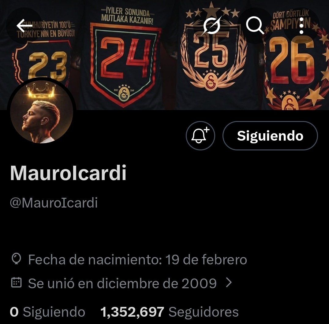 Mi champ activo por aquí de nuevo 😍
<a href="/MauroIcardi/">MauroIcardi</a>