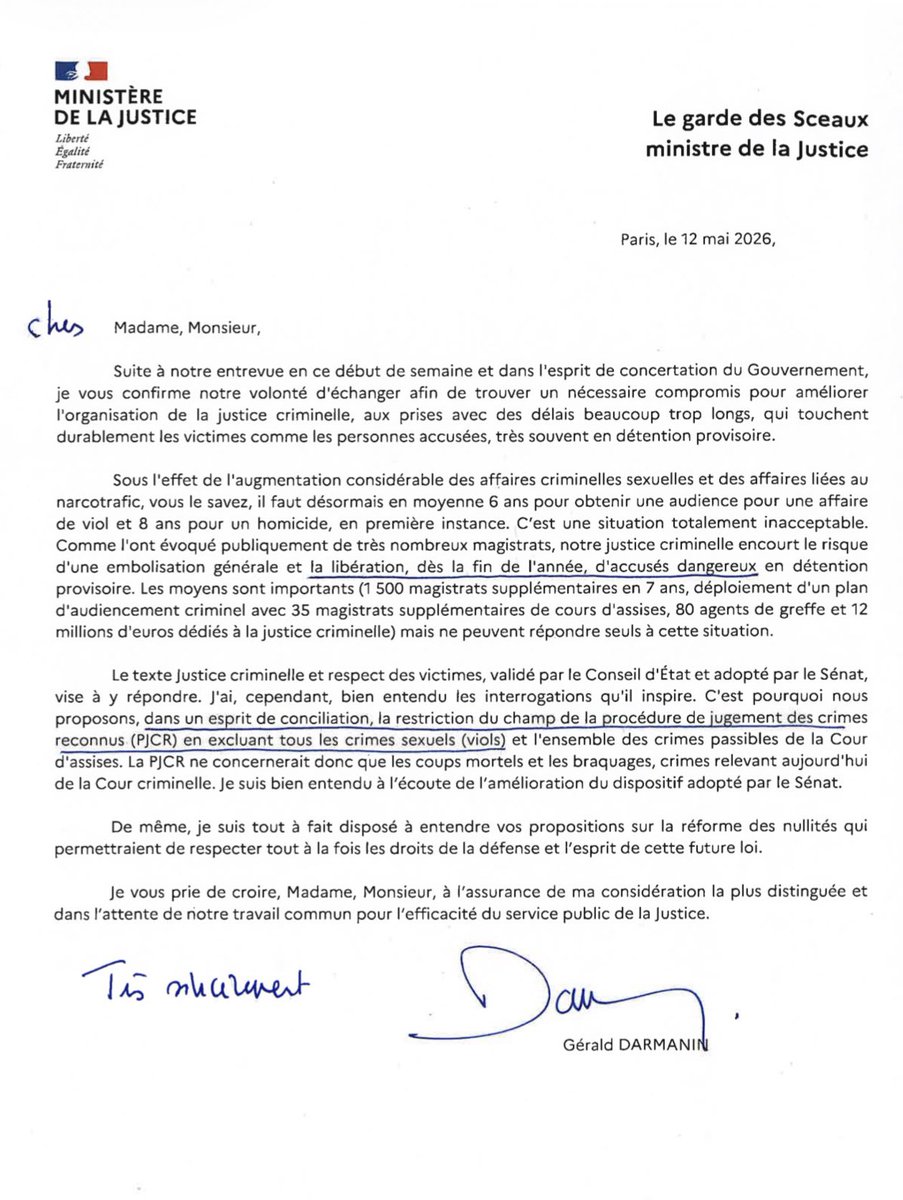 Gérald DARMANIN tweet media