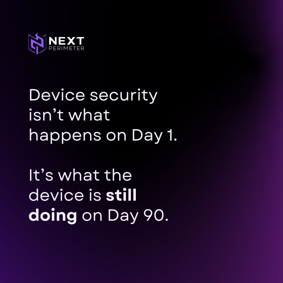 nextperimeter's tweet photo. Because device security isn’t defined when the laptop is deployed.

It’s defined by how that device behaves every day after.

See how our Workstation &amp; Device Management Blueprint governs the full lifecycle of every endpoint. https://t.co/Z1T0r7an7W