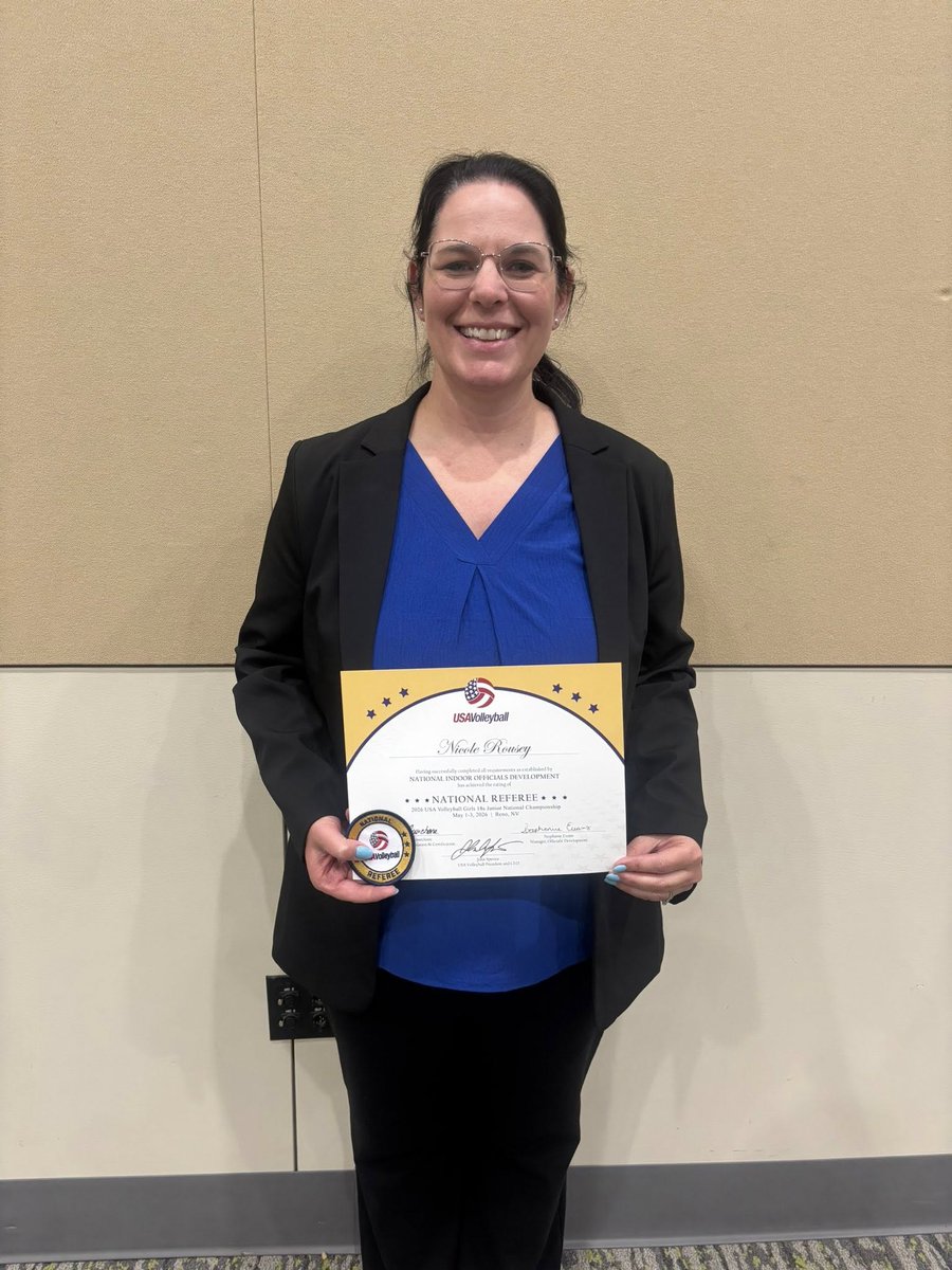SCMidlandsFCA's tweet photo. Congrats to Niki Rousey on earning her USAV National Referee Patch! 🏐 Not only does she serve through Midlands FCA Collegiate Ministry, but she also uses officiating as a platform for the Gospel. We’re thankful for you, Niki! 💙
#MidlandsFCA #CongratsNiki https://t.co/sRhCHRpkCJ