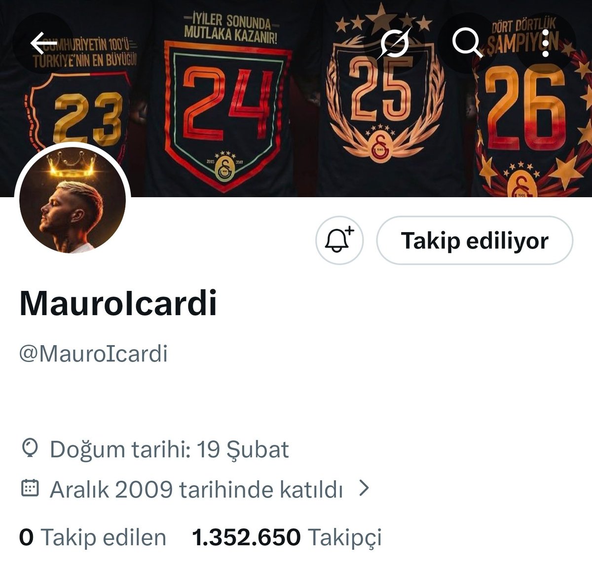 Mauro Icardi cambió su foto de perfil y su foto de portada en X después de muchos años

Welcome back king  👑
<a href="/MauroIcardi/">MauroIcardi</a>
